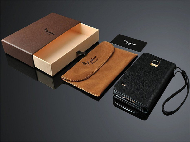 3C electronic product package Gray cardboard drawer box for phone cases