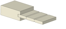 Standard V-Groove Profile - MDF Doors