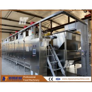 1000kg/H Continuous Roasting Machine SUS304 Automatic Nuts Roasting Machine