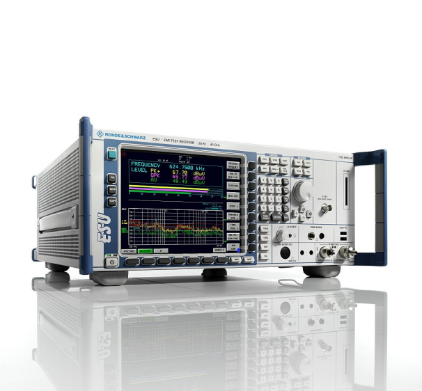  Rohde and Schwarz ESU8 EMI Test Receiver and RF Spectrum Analyzer with 20 Hz to 8 GHz Range -155 dBm to +30 dBm and RBW 1 Hz to 10 MHz Manufactures