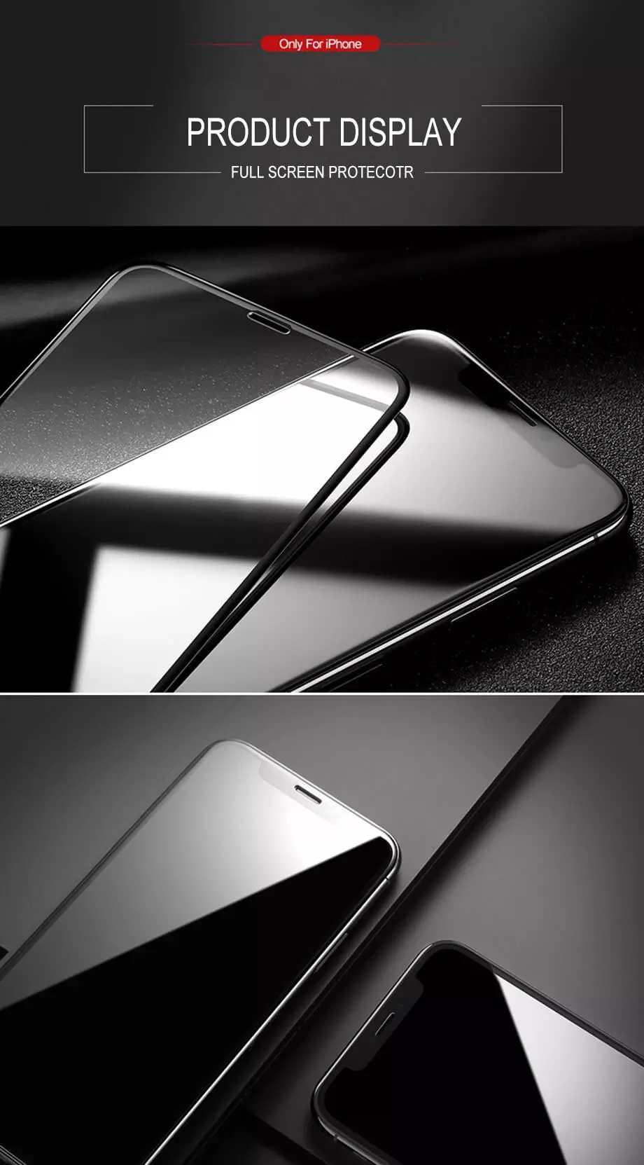 Tempered Glass Full Cover Screen Protector Anti Explosion For IPhone 12