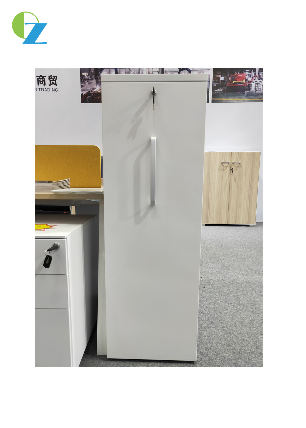 600mm Depth Steel Office Cabinet Side Interchangeable Panels