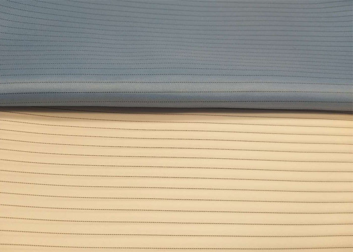 Blue Anti Static Lining Fabric 60gsm And 110gsm lightweight