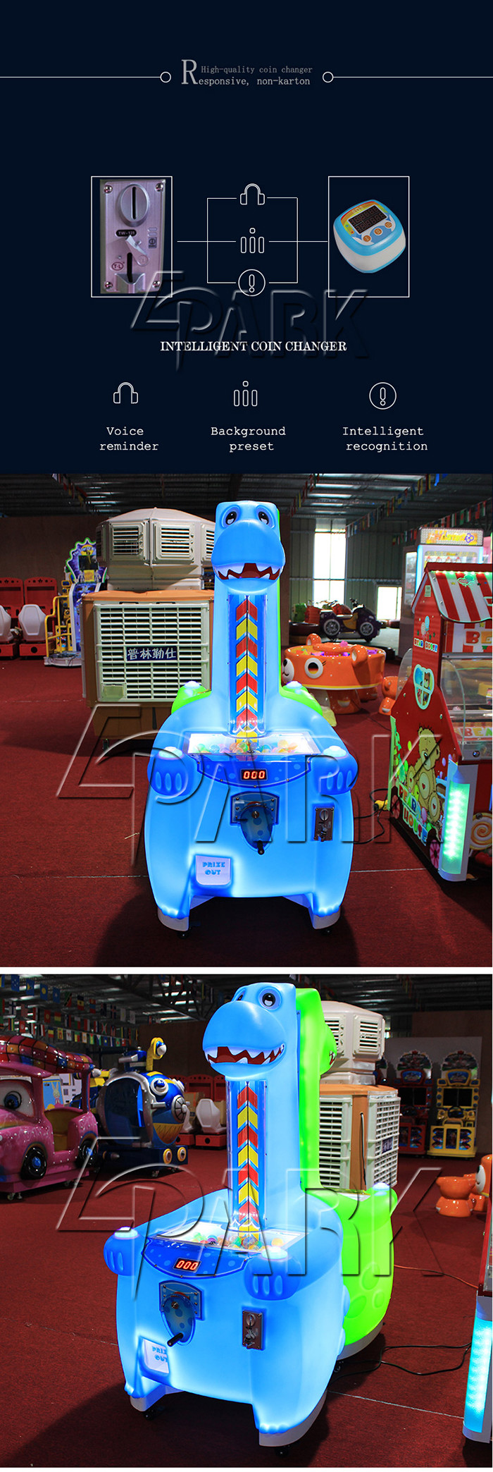 Fiberglass And Plastic Kiddie Gift Game Machine For 6-14 Years Old