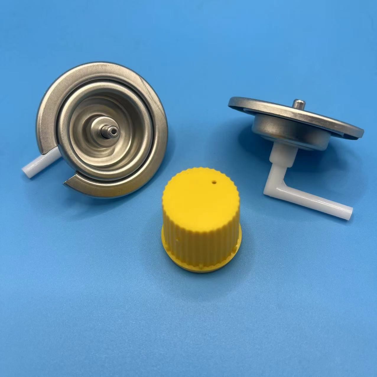 Stainless Steel Spring Inner Gasket Butane Gas Valve with Special Stem for Industrial