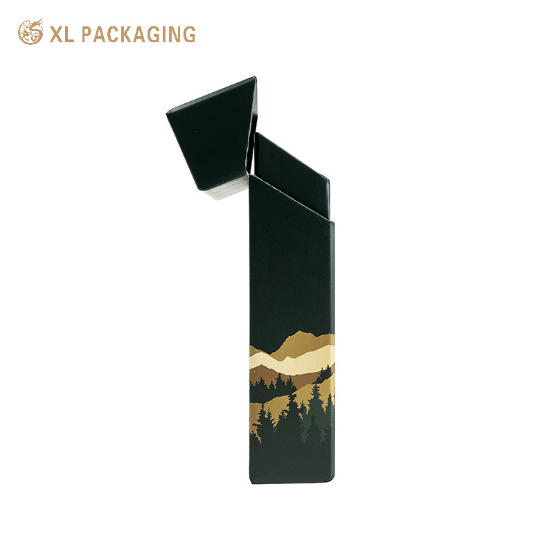 Custom Logo Stamping Paper Candle Perfume Packaging Nesting Holder Case Gift Box With Diagonal Closure