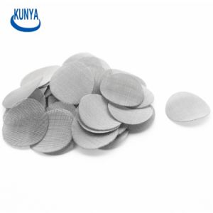 300 Micron 1mesh Sintered Metal Filter Elements Twill Weave