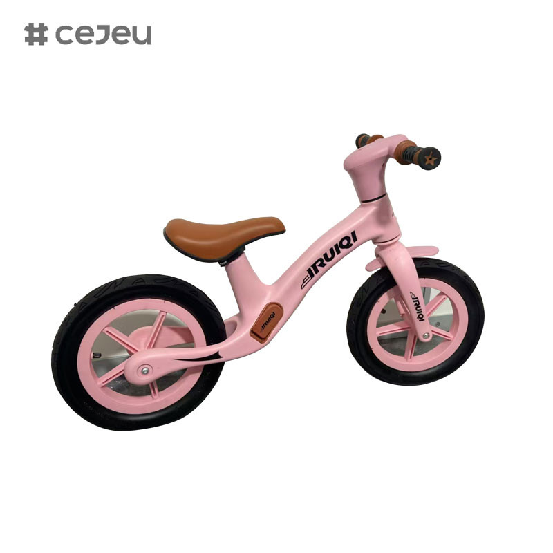 CJ-TXY-201,Early Learning Interactive Push Bicycle with Steady Balancing and Footrest,Pink Black Red Green,Four of color