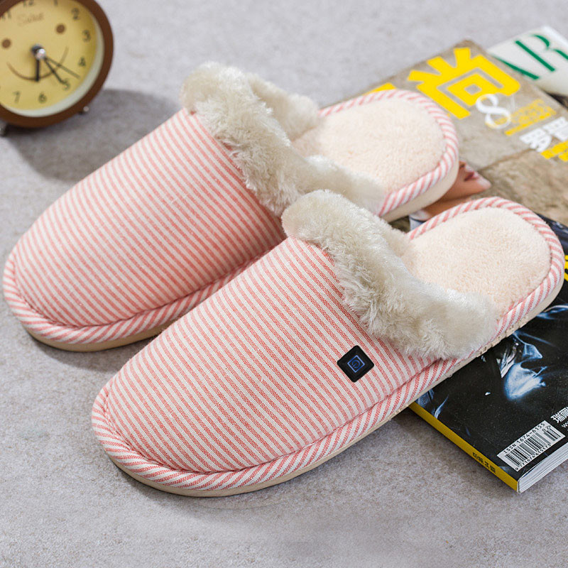 Feet Warmer Electric Heated Slippers Graphene Film USB Charging