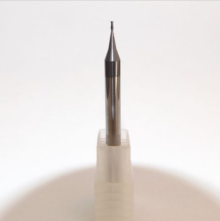 2 Flutes AlTiN Coating Carbide Milling Tools For CNC Machine