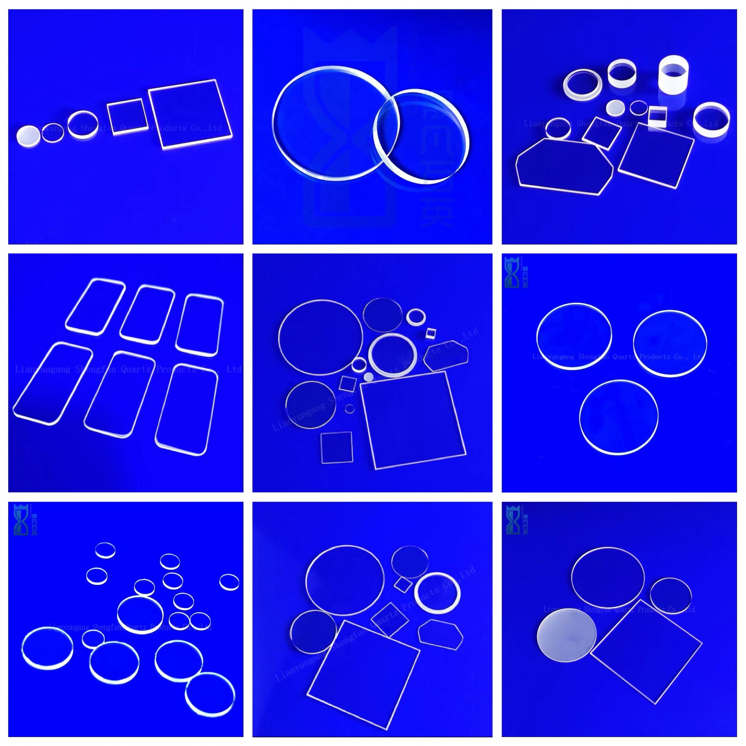 Professional Custom UV Transparent Small Size Quartz Glass Sheet