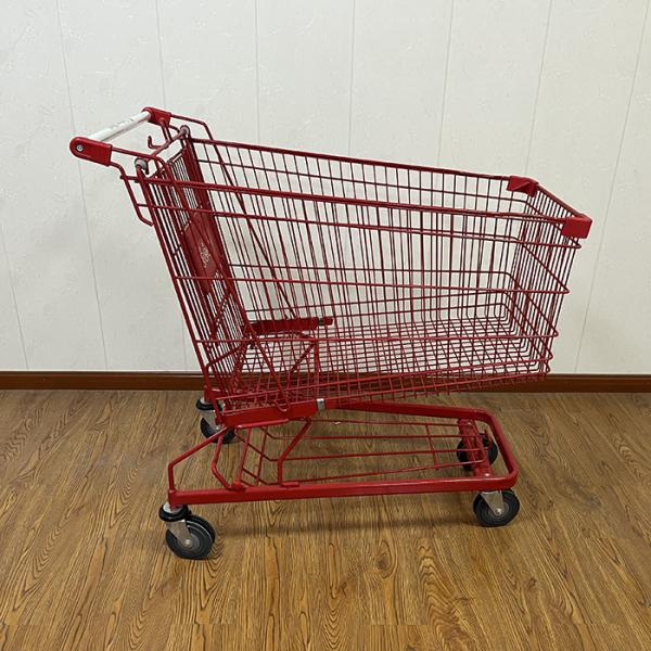 210L Asia And German Wire Supermarket Shopping Push Cart Grocery Shopping
