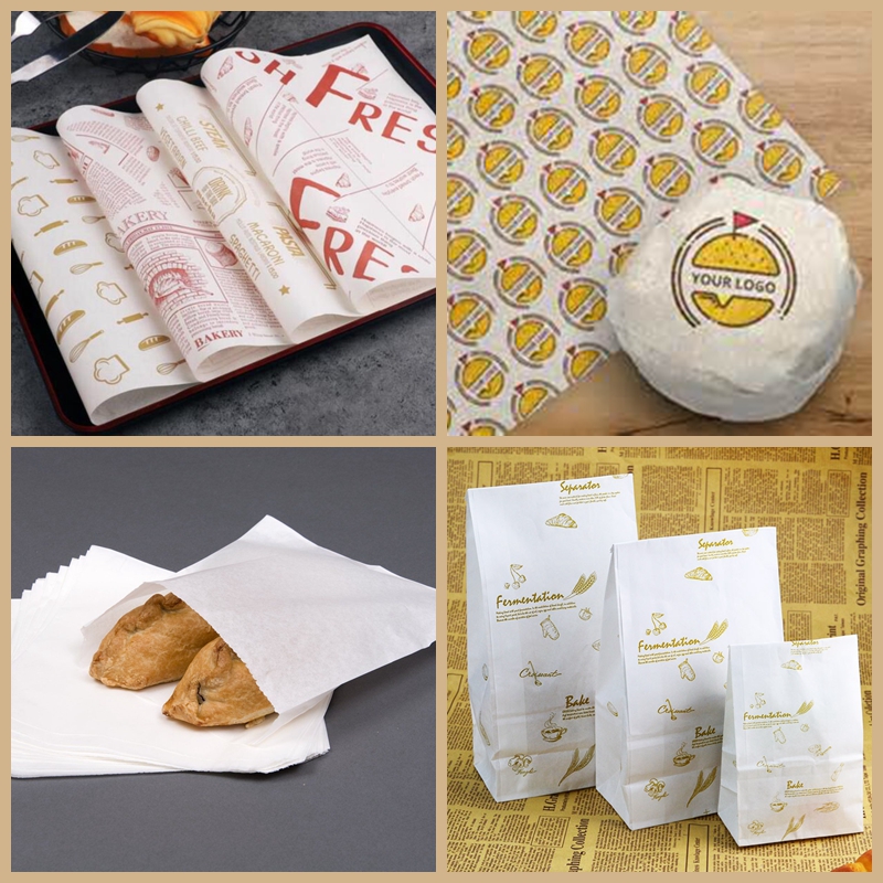 Greaseproof Wrapping Paper 40gsm 60gsm Kit 5 Kit 7 Food Safe Paper
