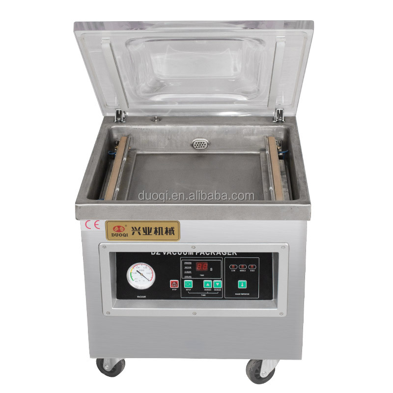 DUOQI DZ-360 Stand Type Double Sealing Bar Vacuum Packaging Machine 550610850 mm Size