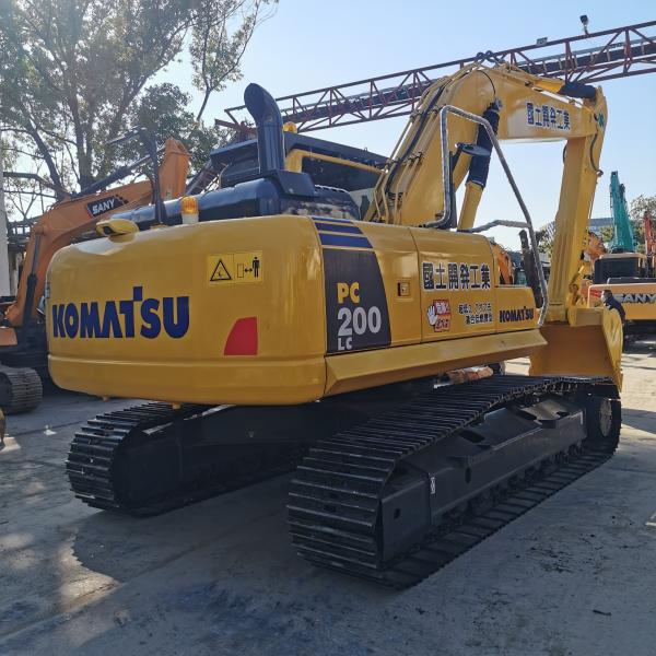 110KW Used Kumatsu PC200 PC220 Hydraulic Crawler Excavator for Construction