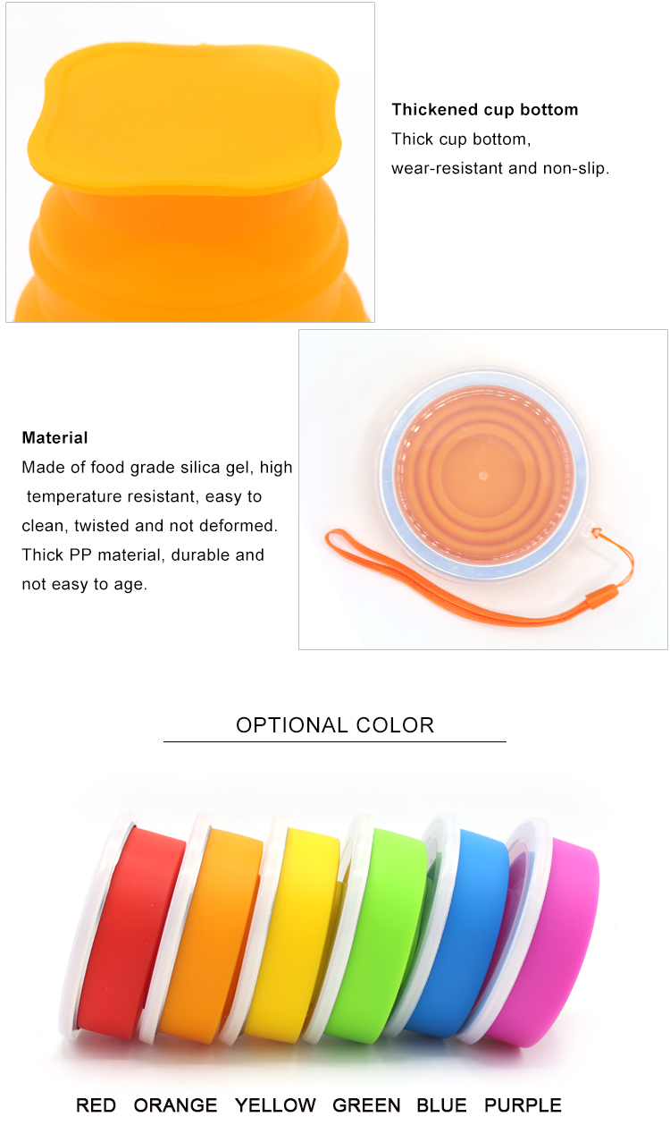 200ML Collapsible Silicone Coffee Cup