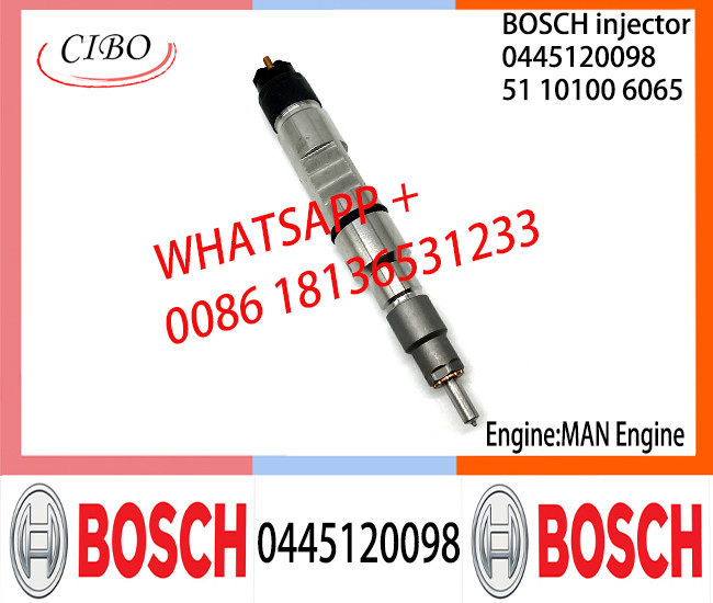 BOSCH 0445120098 51101006065 Neutral Fuel Injector Assembly 0445120098 51101006065 For MAN Engine