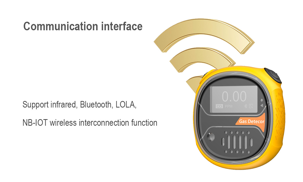 Ms104k-S Portable Diffusion Gas Detector Ultra Low Power Consumption