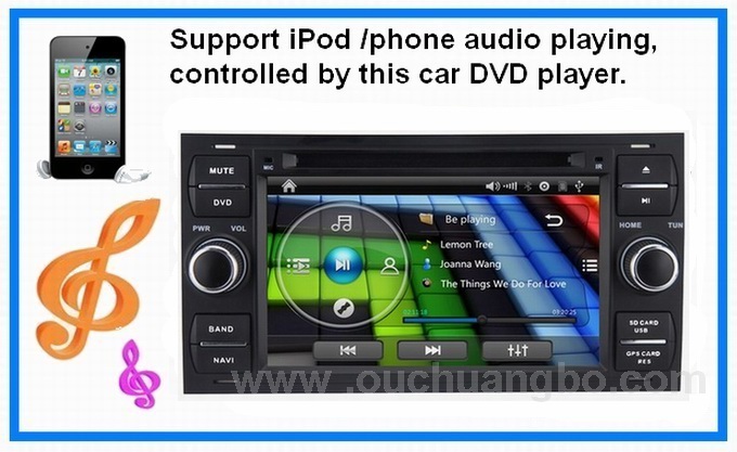 Ford Transit /Foucs car radio with gps navigation radio ipod bluetooth CD player OCB-8629