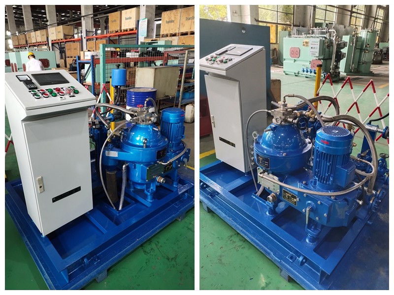 3 Phase Oil Centrifuge Machine Fuel Oil Hadling System Disc Diesel Oil Centrifuge