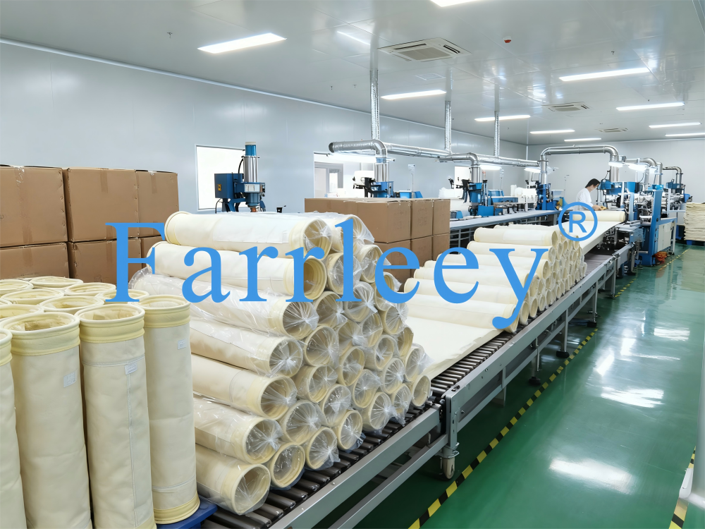  High Temperature Filter Bags for Baghouse Collectors with 250°C Continuous Operation and 280°C Peak Resilience Compliant with IEC 62631-3-2 Manufactures