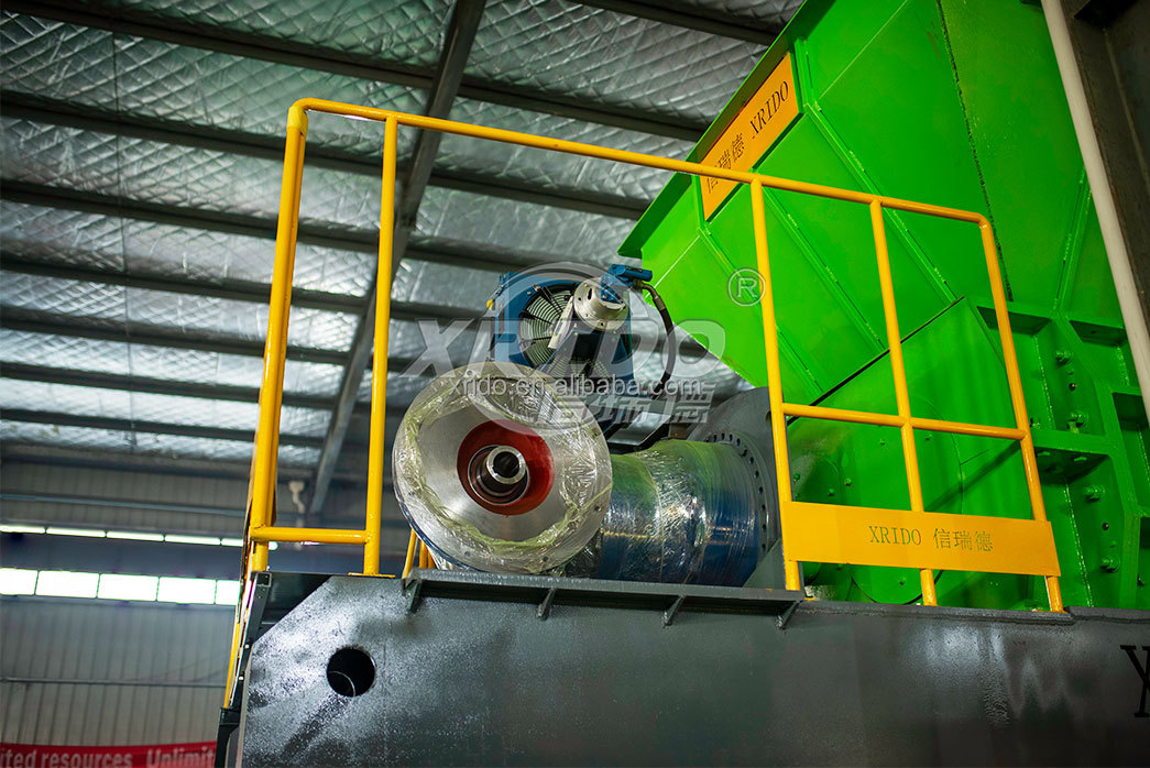 Plastic Waste Shredder Machine Double Shaft Shredder For Fabric And Clothes