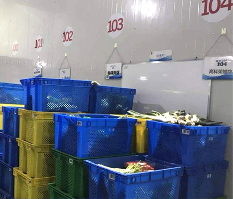 Egg Collapsible Plastic Crates Shipping Stacking Nesting Agricultural Supermarkets
