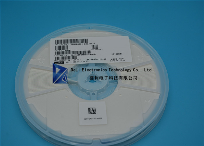 GRM1885C1H222JA01D 2200pF ±5% 50V Ceramic Capacitor C0G NP0 0603 MLCC Mounting