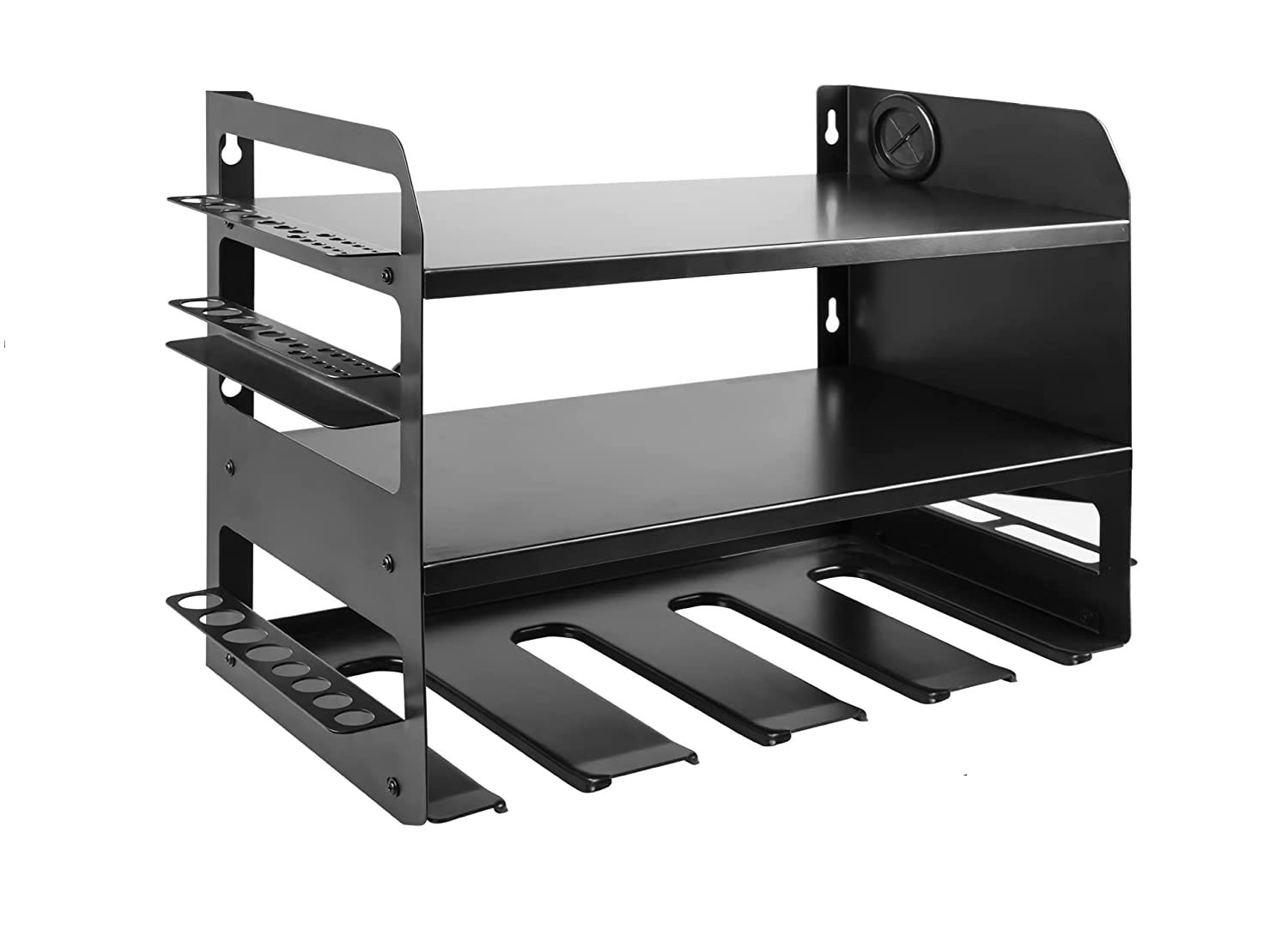 Carbon steel Cordless Drill Tool Holder for Charging Station Wall Mounted Type