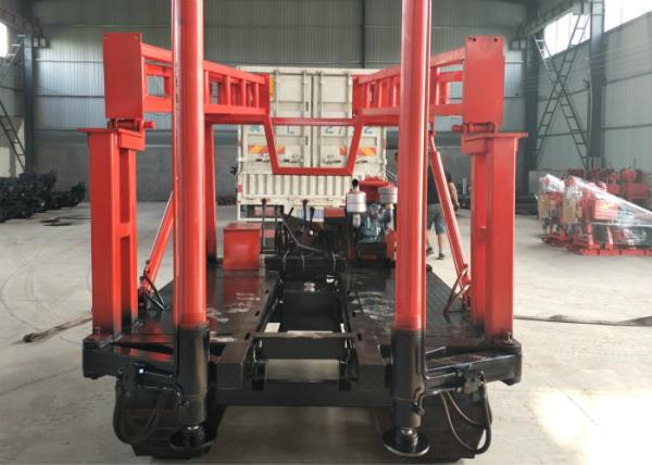Customised Mobile Water Well Drilling Rigs , GK200 Hydraulic Core Drilling