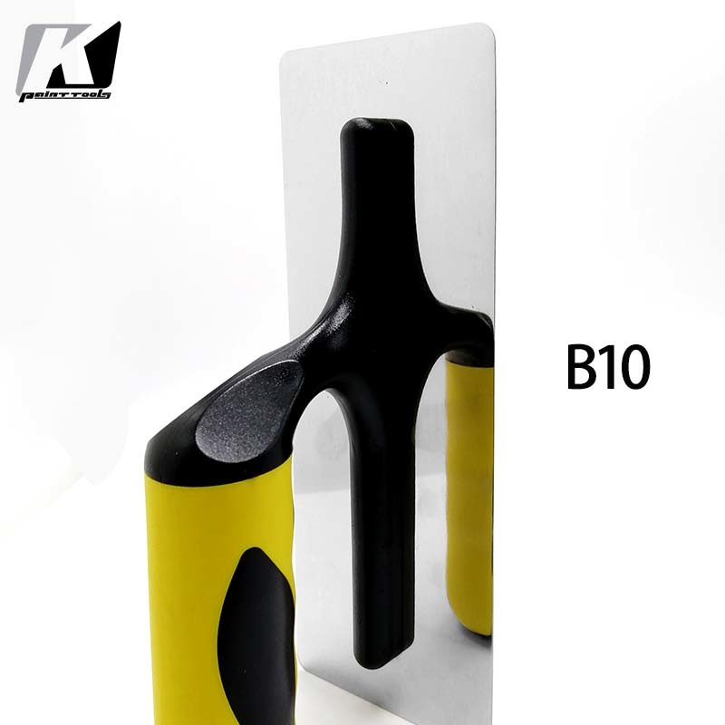  Rustproof OBM Stainless Steel Plastering Float , Length 20cm Finishing Trowel Drywall Manufactures