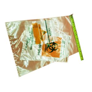 ziplockk Recyclable Reusable Bags Clear LDPE Biohazard Specimen Bags