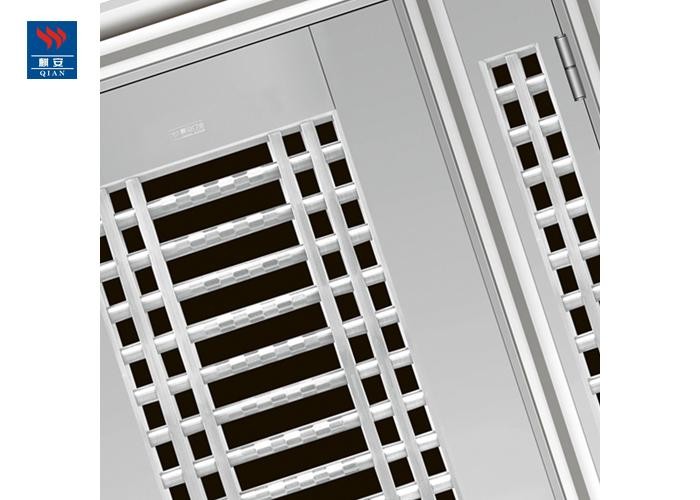 Laser Cut Turkish Style Double Stainless Steel Security Door Design