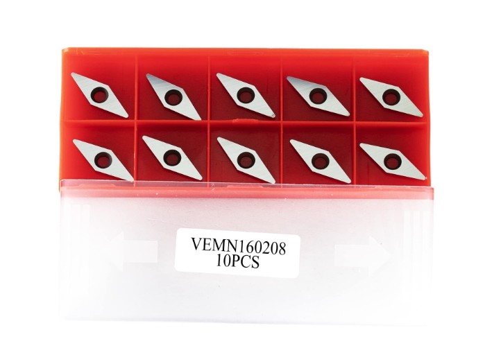 10PCS Diamond Carbide Inserts Cutters Knives Blades With Radius Points For Woodworking