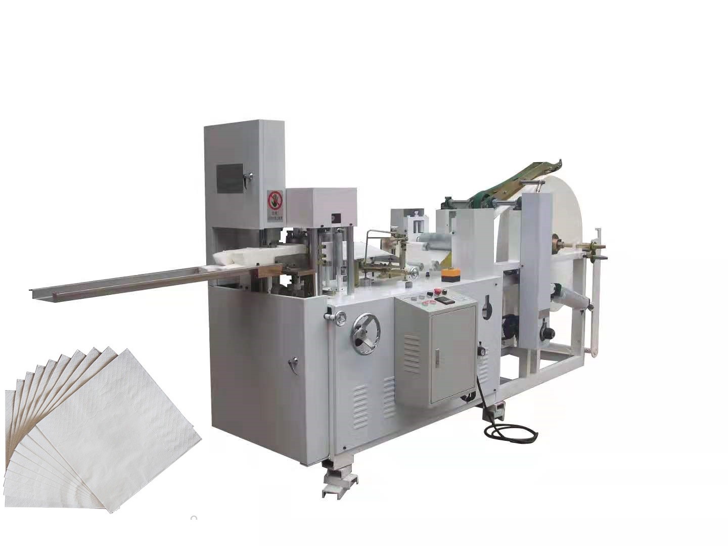 1/12 Embossing Jumbo Roll Tissue Paper Napkin Machine 4.5KW Serviette Making Machine