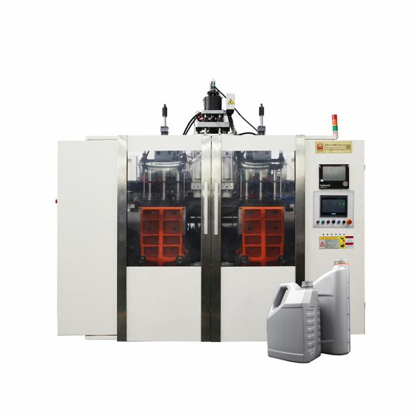 Extrusion Two station Full Automatic Blow Moulding Machine For Plastic Bottle