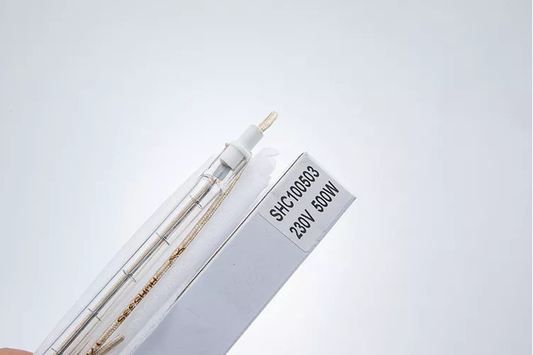 RS 500W IR Heating Infrared Lamps Quartz Halogen Tube With Uncoated