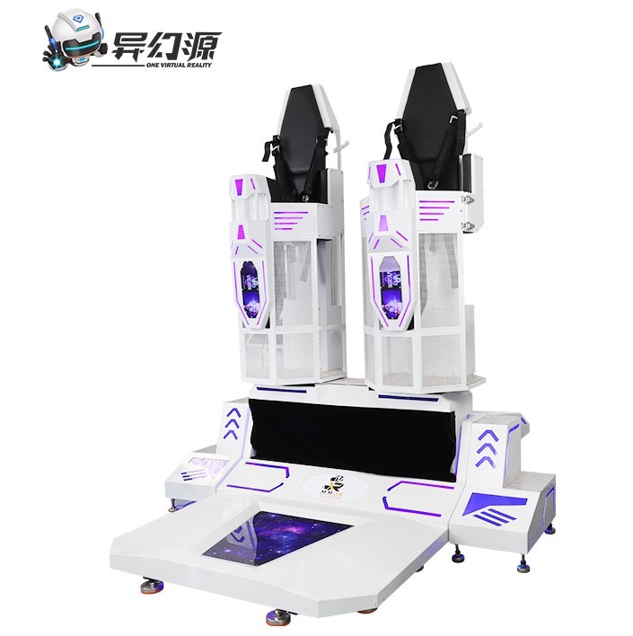  Two Players Virtual Reality Game Machine Rocket 360 Degree Simulator 600Kg Manufactures