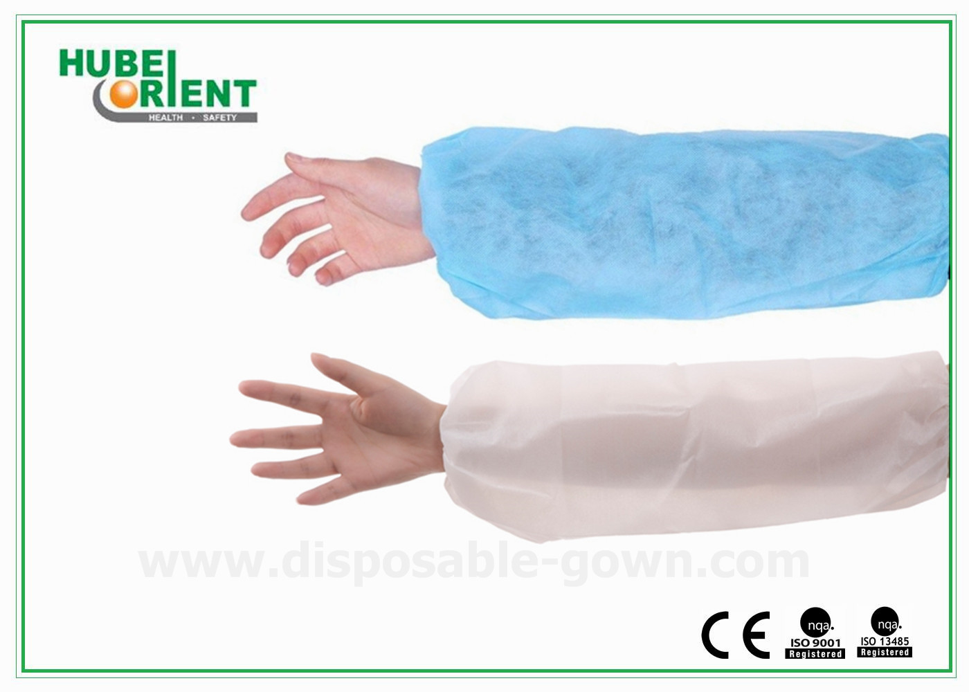Waterproof Anti Oil Disposable Plastic Oversleeves Food Processing PE Arm Sleeves
