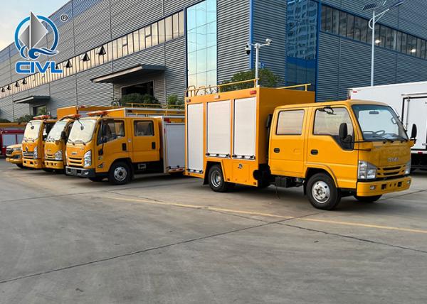 Engineering Repair Vehicle / Rescue Truck Quick Rescue Truck Of Pipe Network /