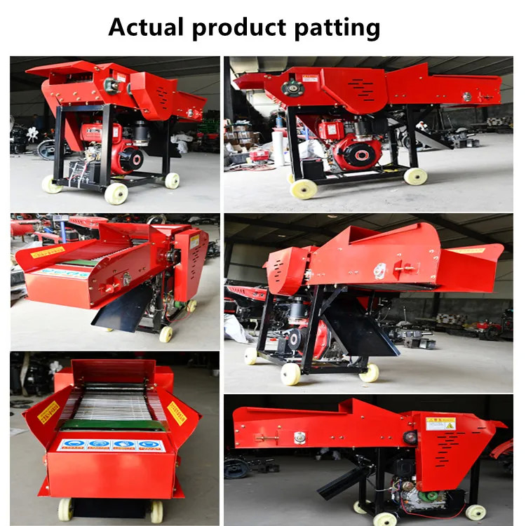 380V Straw Grinder Machine 11KW Grass Grinding Machine For Mountain