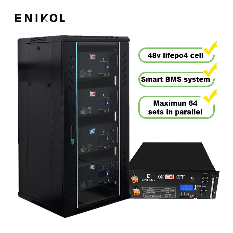 Energy Storage Lithium Batteries 48V Solar Battery Lifepo4 Rack 51.2v 100ah Battery