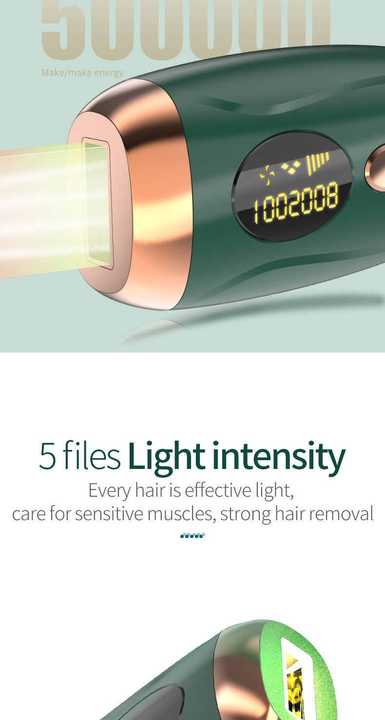 12V 2A Mini Portable Handheld Laser Hair Remover IPL Home Use