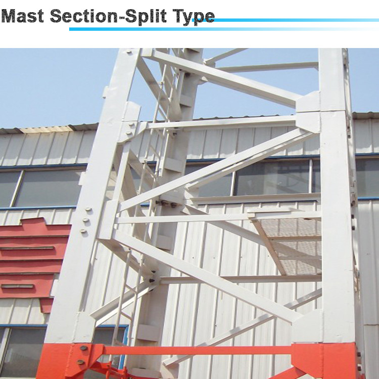 6ton Max. Load 25m Jib QTD Tower Crane Manufacturer Luffing crane supplier
