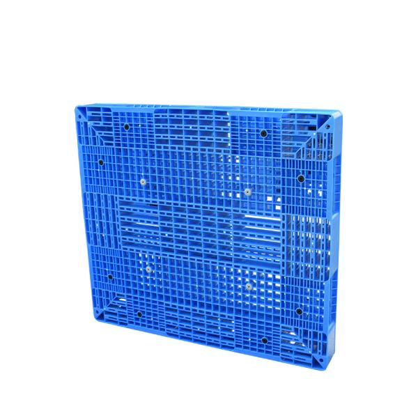 Single Faced HDPE Plastic Pallets / Blue Plastic Pallets 1000kgs 1500kgs 2000kgs