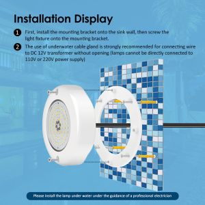 Underwater Swimming Pool Led Lights With IP68 Color Changing AC12v Inbuilt