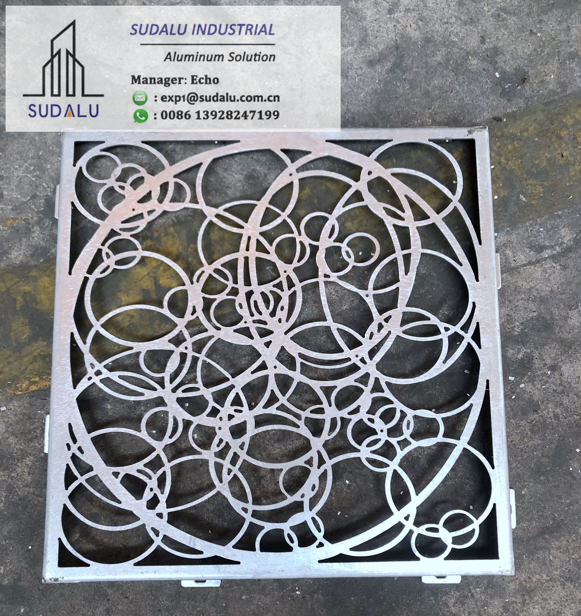 SUDALU Aluminum CNC Curvel Panel for Decoration from China 2mm Aluminum Expanded Panel