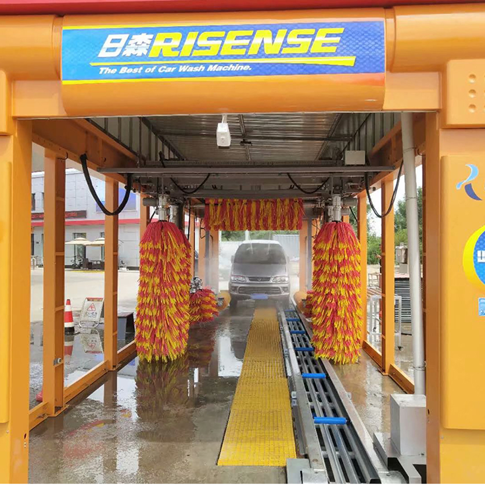 Total Machine Power 39kw Fully Automatic Car Washing System with Foaming Waxing Function