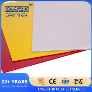 Diffused Polycarbonate Panel Customized Light Diffuser PC Sheet For LED Light