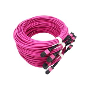 FTTH Datacenter 12F Multimode SM Type B OM4 Fiber Optic Cable UPC LSZH MPO 15M